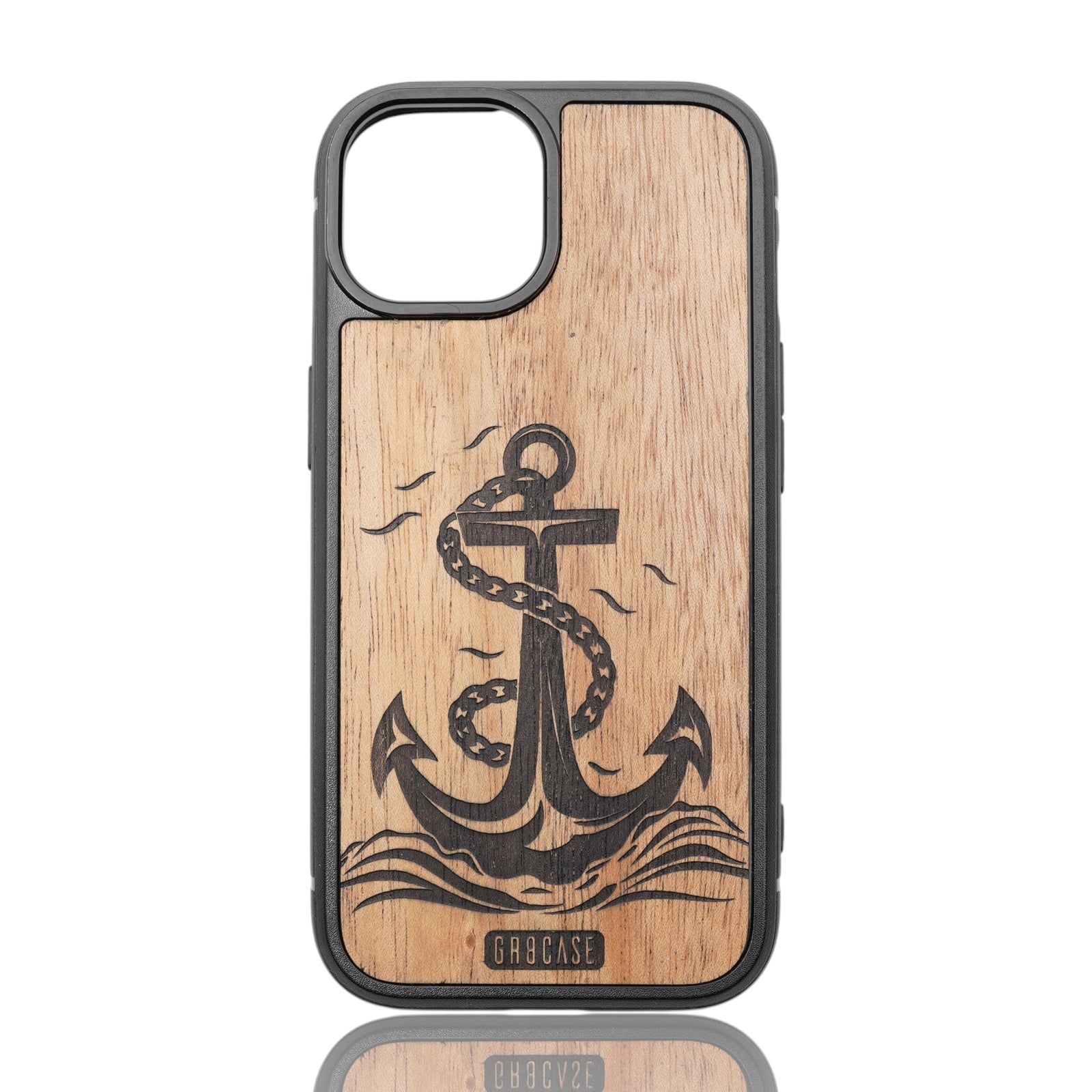 Driftwood Anchor – GR8CASE Wood Phone Case