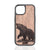 Roaring Bear Design Rustic Cherry GR8CASE Wood Phone Case For iPhone