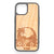 engraved tropical paradise wood phone case with cherry wood for iPhone and Samsung
