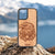 Double Exposure Majestic Eagle GR8CASE Wood Phone Case For iPhone