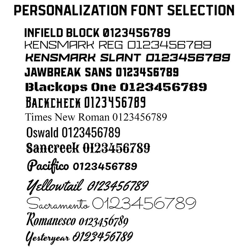 Select Fonts Personalize Case
