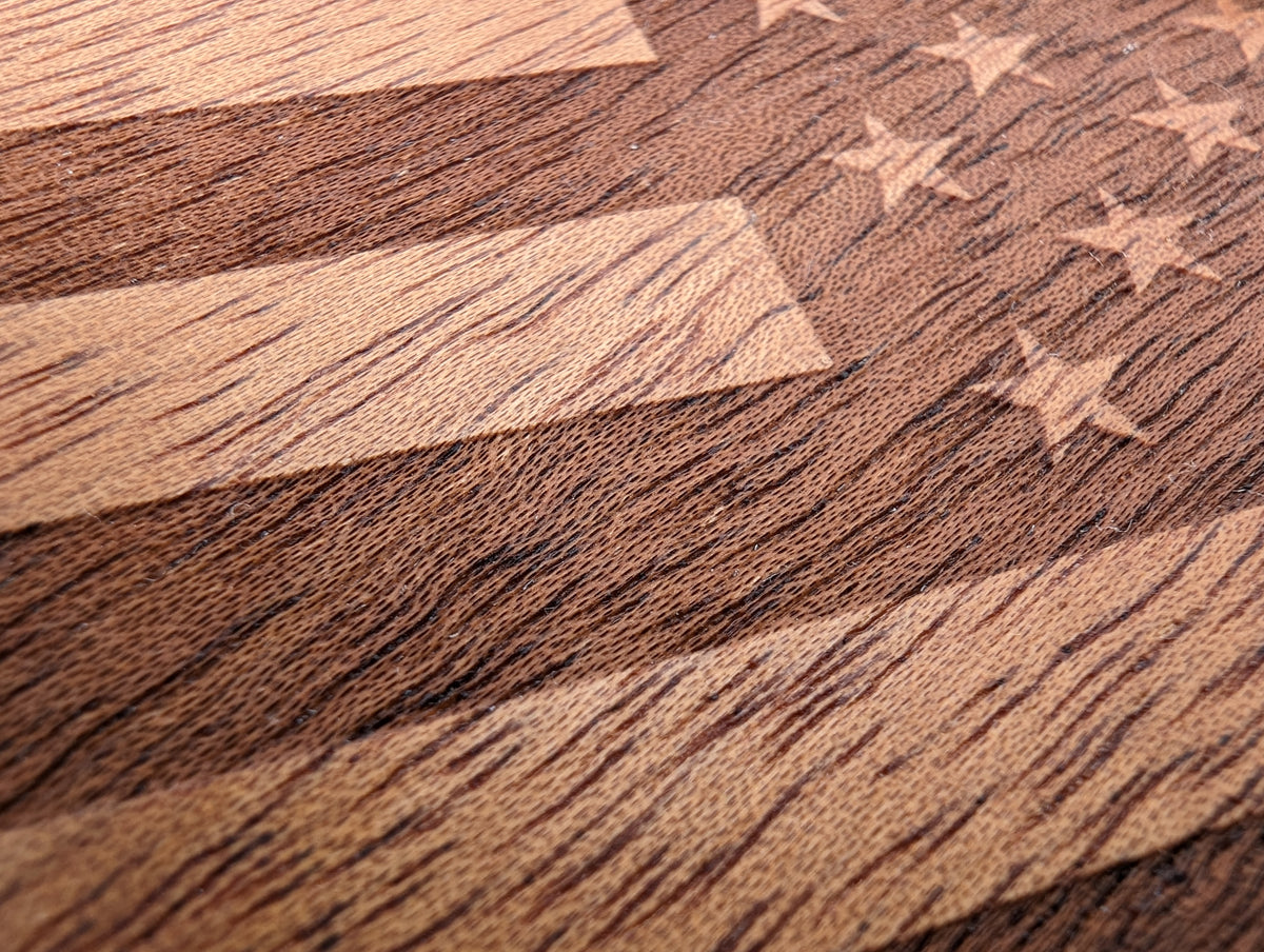 Tilted American Flag – GR8CASE Wood Phone Case