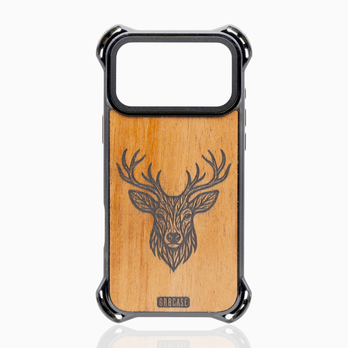 Branch &amp; Bramble Stag | Tree Branch Deer | GR8CASE Wood Phone Case