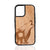 Howling  Wolf Double Exposure Design GR8CASE Wood Phone Case For iPhone