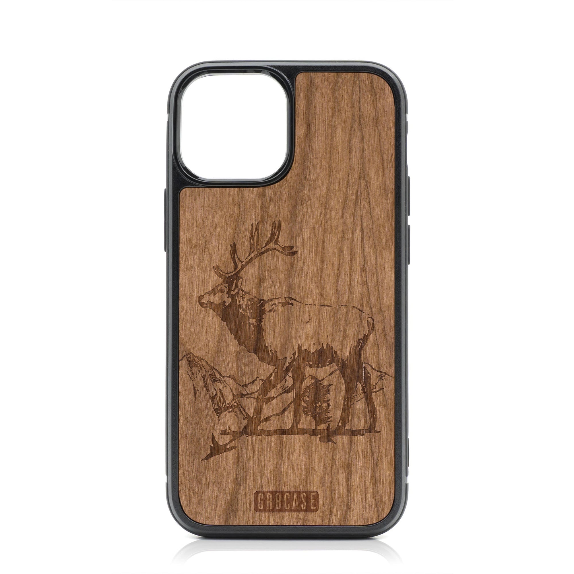 Elk Design MagSafe Compatible Wood Case For iPhone 16 Plus