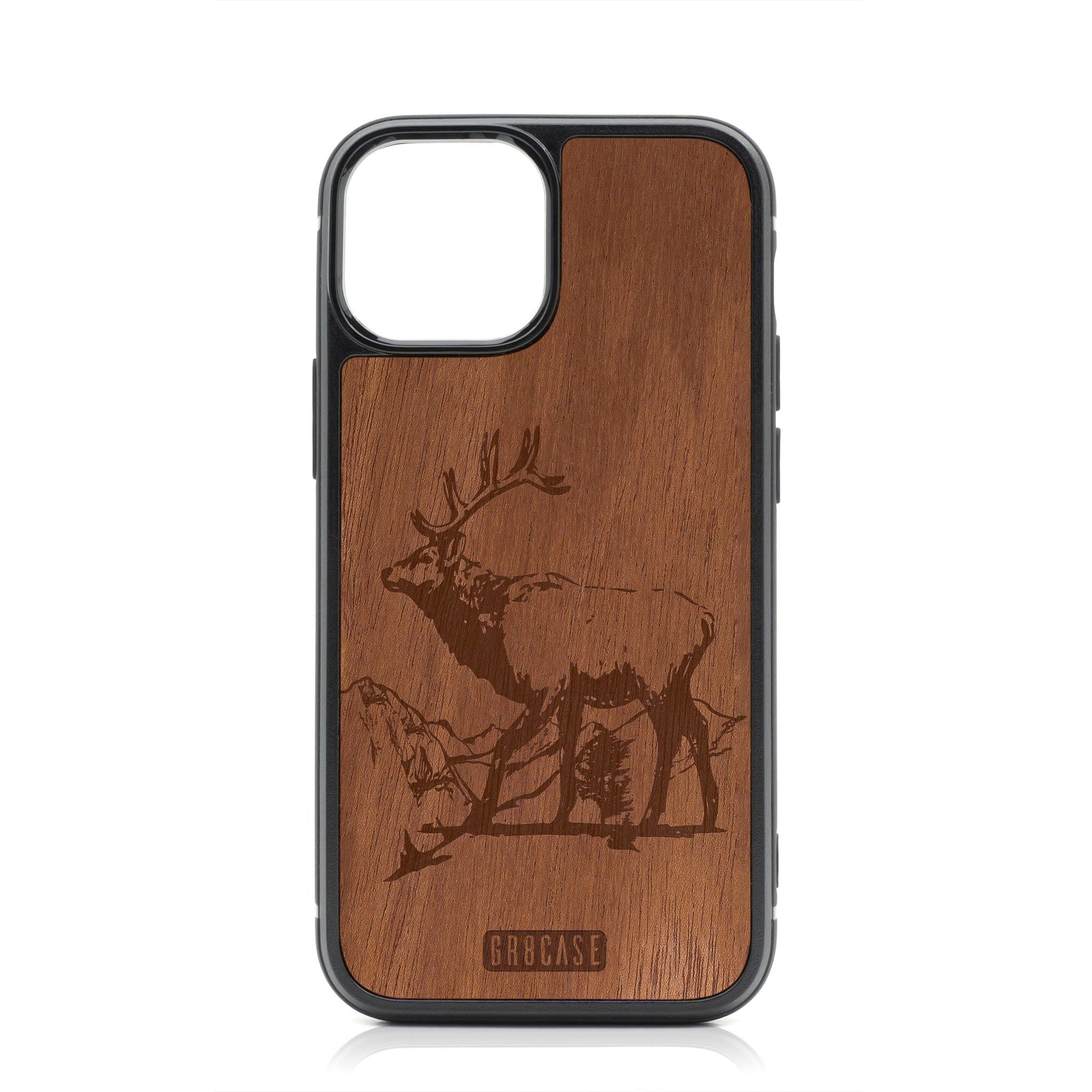 Elk Design MagSafe Compatible Wood Case For iPhone 16 Plus