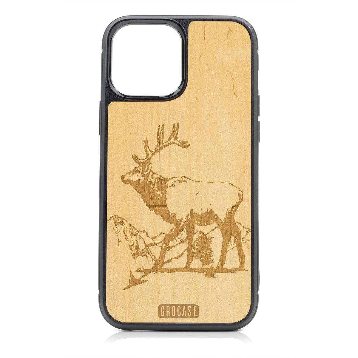 Elk Design MagSafe Compatible Wood Case For iPhone 16 Pro Max