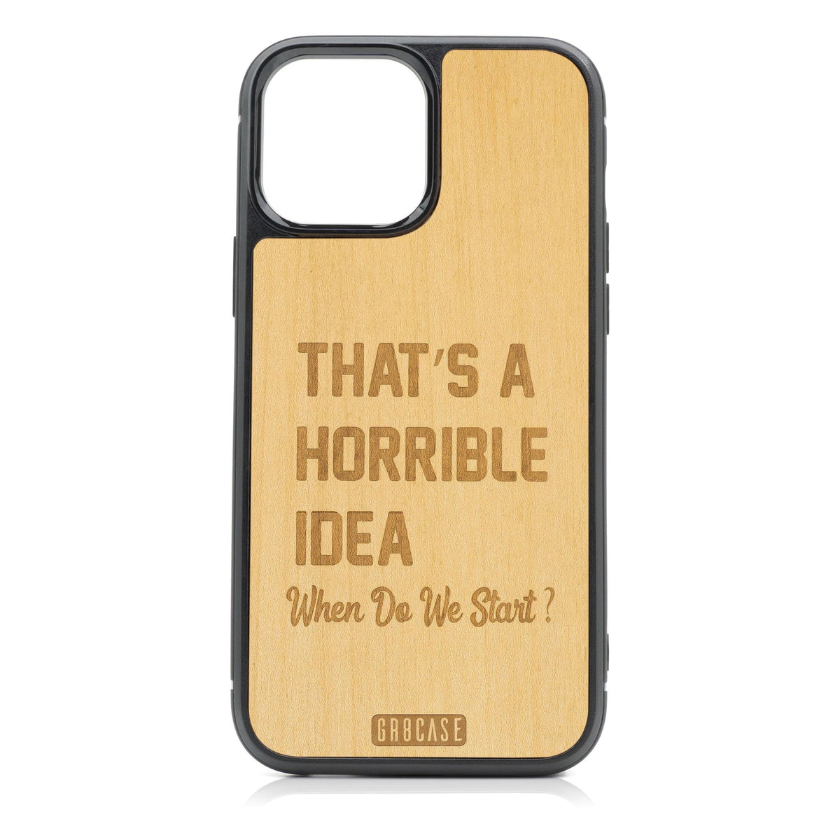 That&#39;s A Horrible Idea When Do We Start? Design MagSafe Compatible Wood Case For iPhone 16 Pro Max