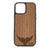 Whale Tail Design MagSafe Compatible Wood Case For iPhone 16 Pro Max