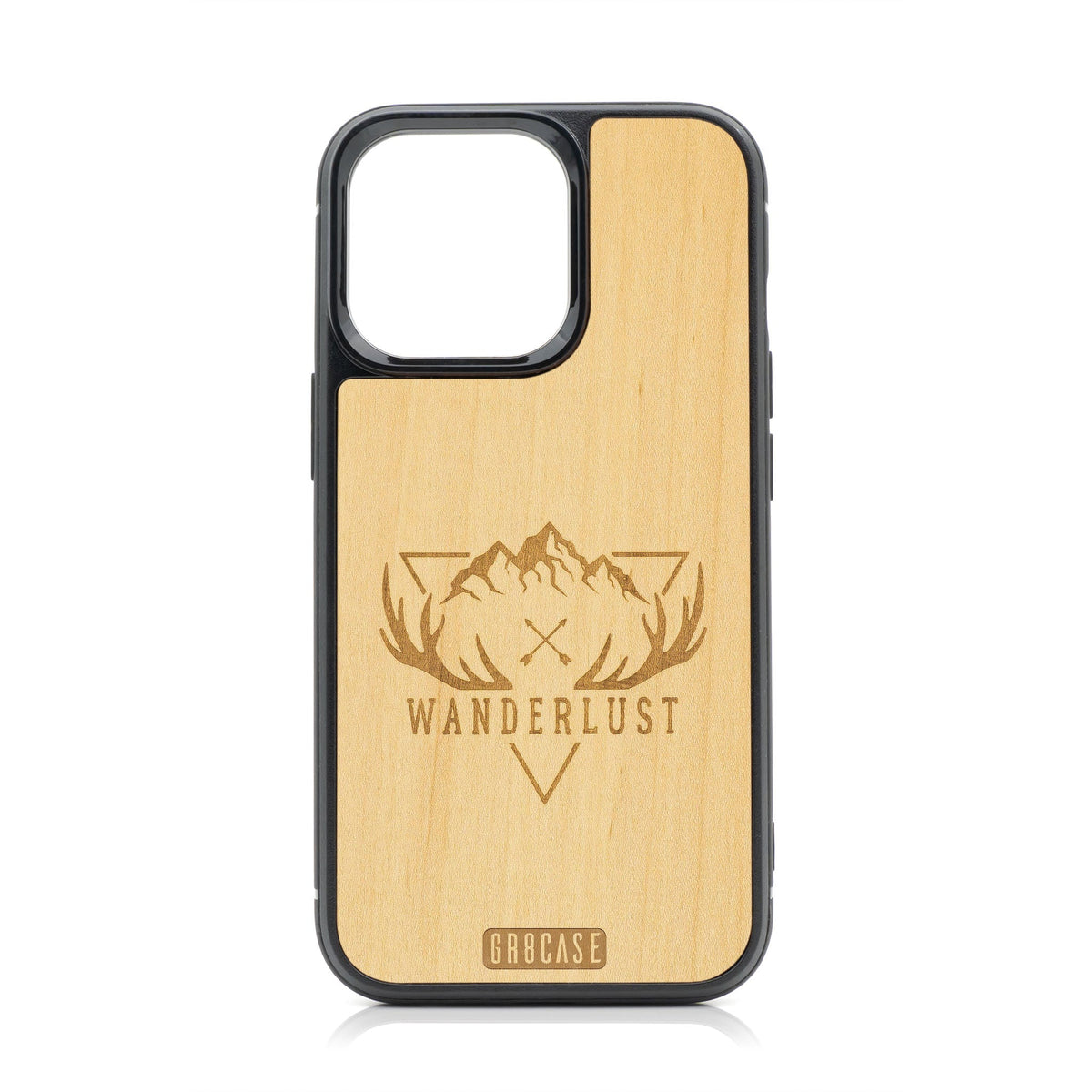 Wanderlust Design MagSafe Compatible Wood Case For iPhone 16 Pro
