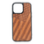 Tilted American Flag Design Wood Case For iPhone 14 Pro Max