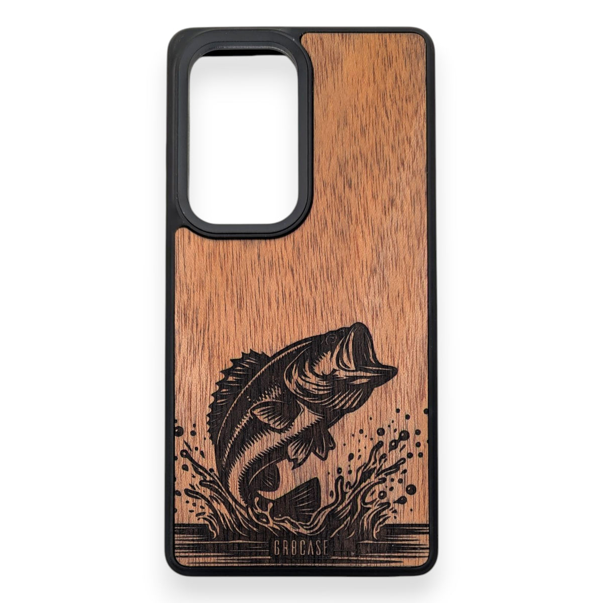 Backwater Bass Strike – GR8CASE Wood Phone Case