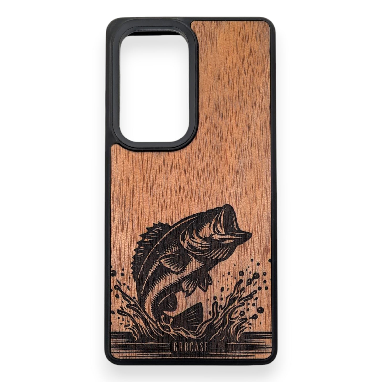 Backwater Bass Strike – GR8CASE Wood Phone Case