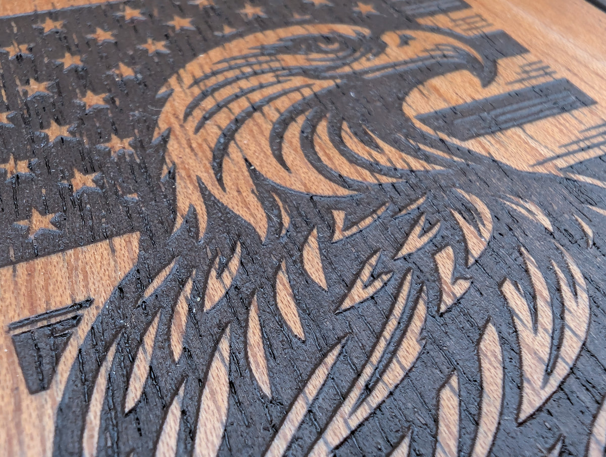 Liberty Eagle Engraved Wood Case – GR8CASE Wood Phone Case