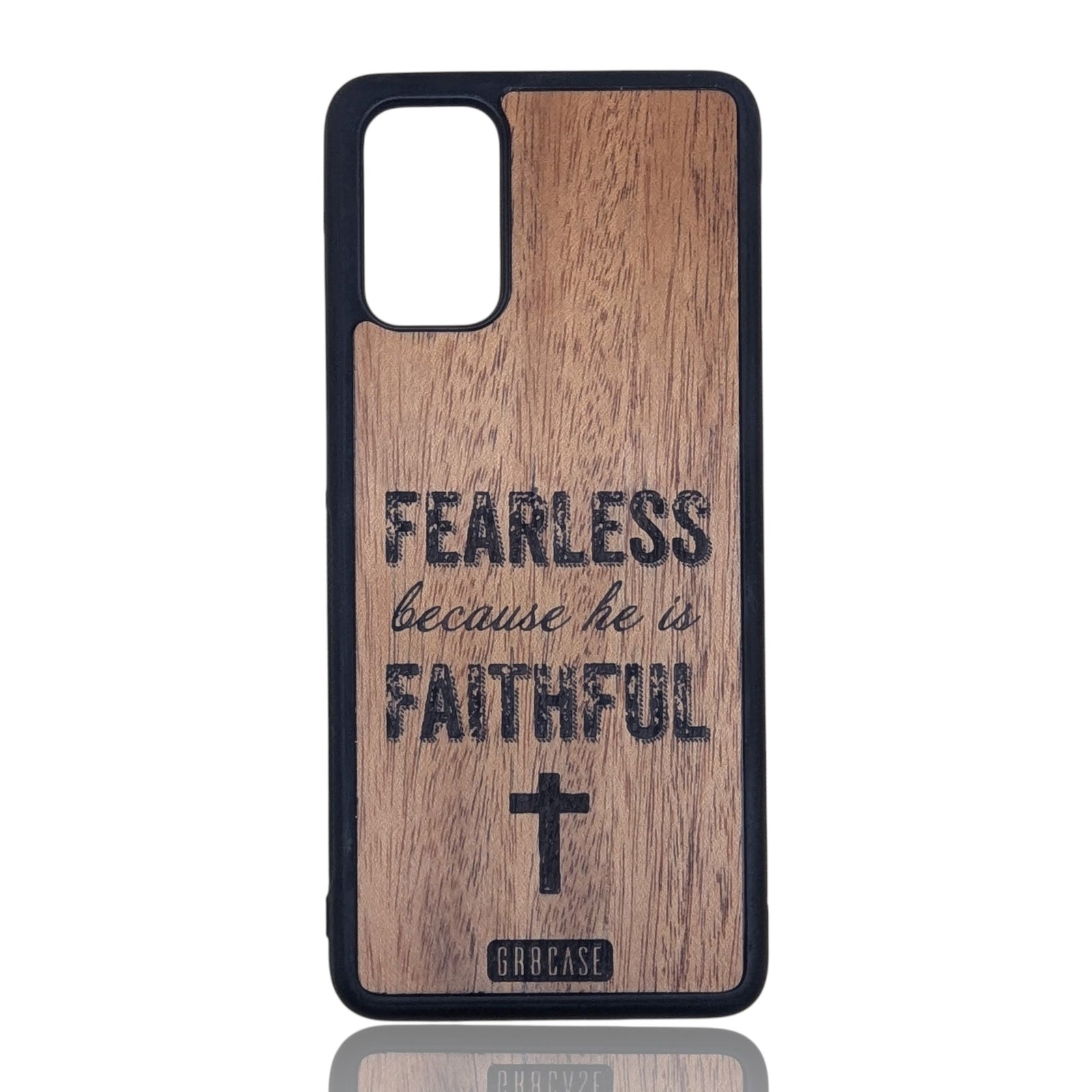 Fearless & Faithful – GR8CASE Wood Phone Case