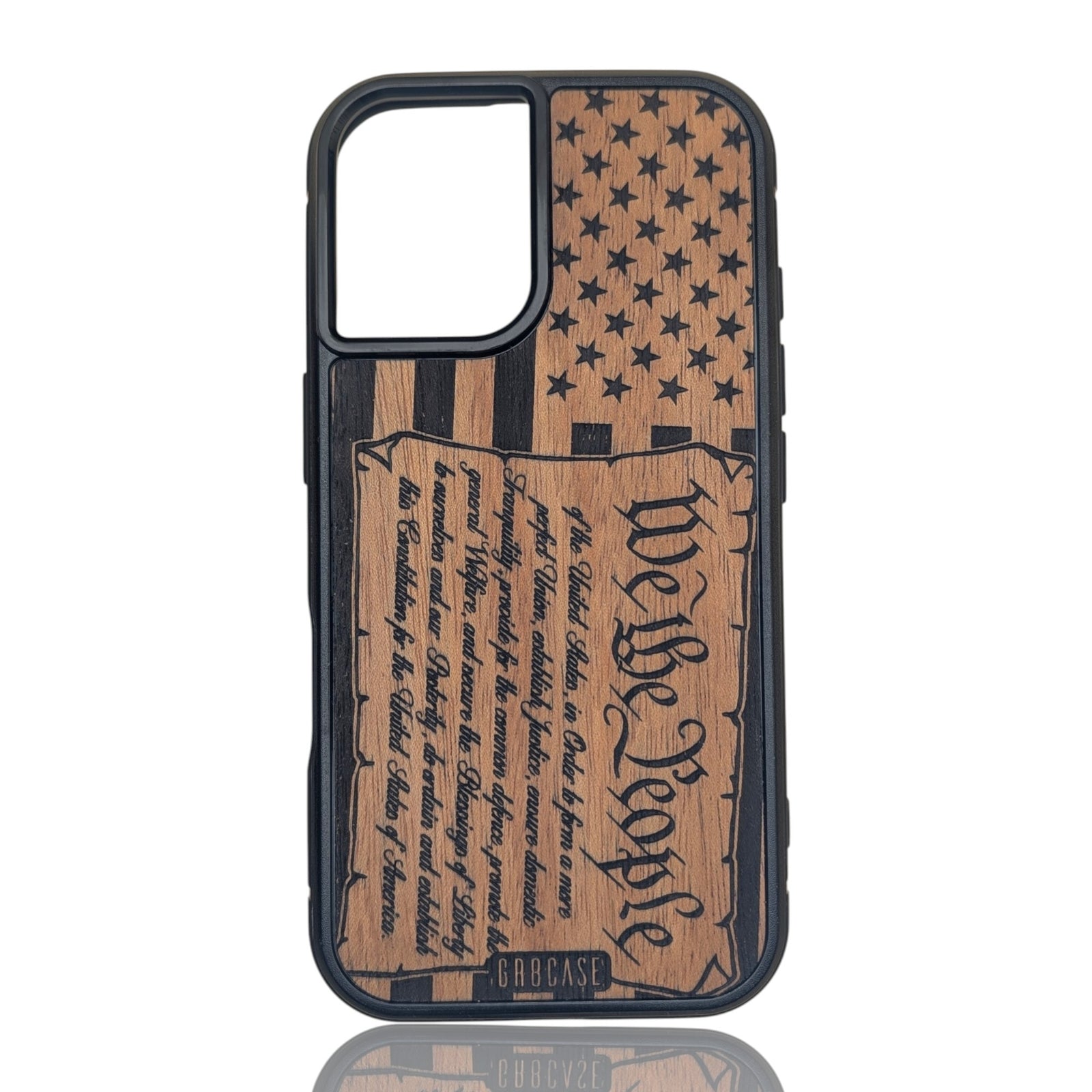 Founding Freedom - We The People Constitution American Flag – GR8CASE Wood Phone Case