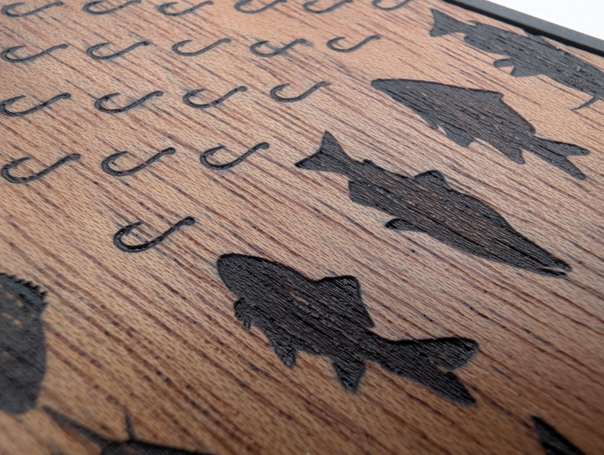 Stars &amp; Stripes Angler Edition – GR8CASE Wood Phone Case