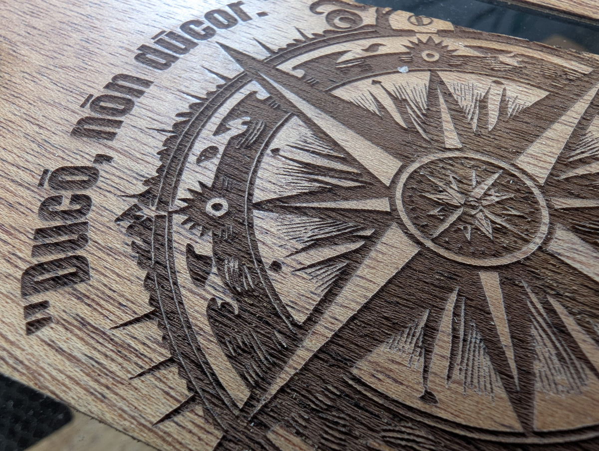 True North Compass – GR8CASE Wood Phone Case