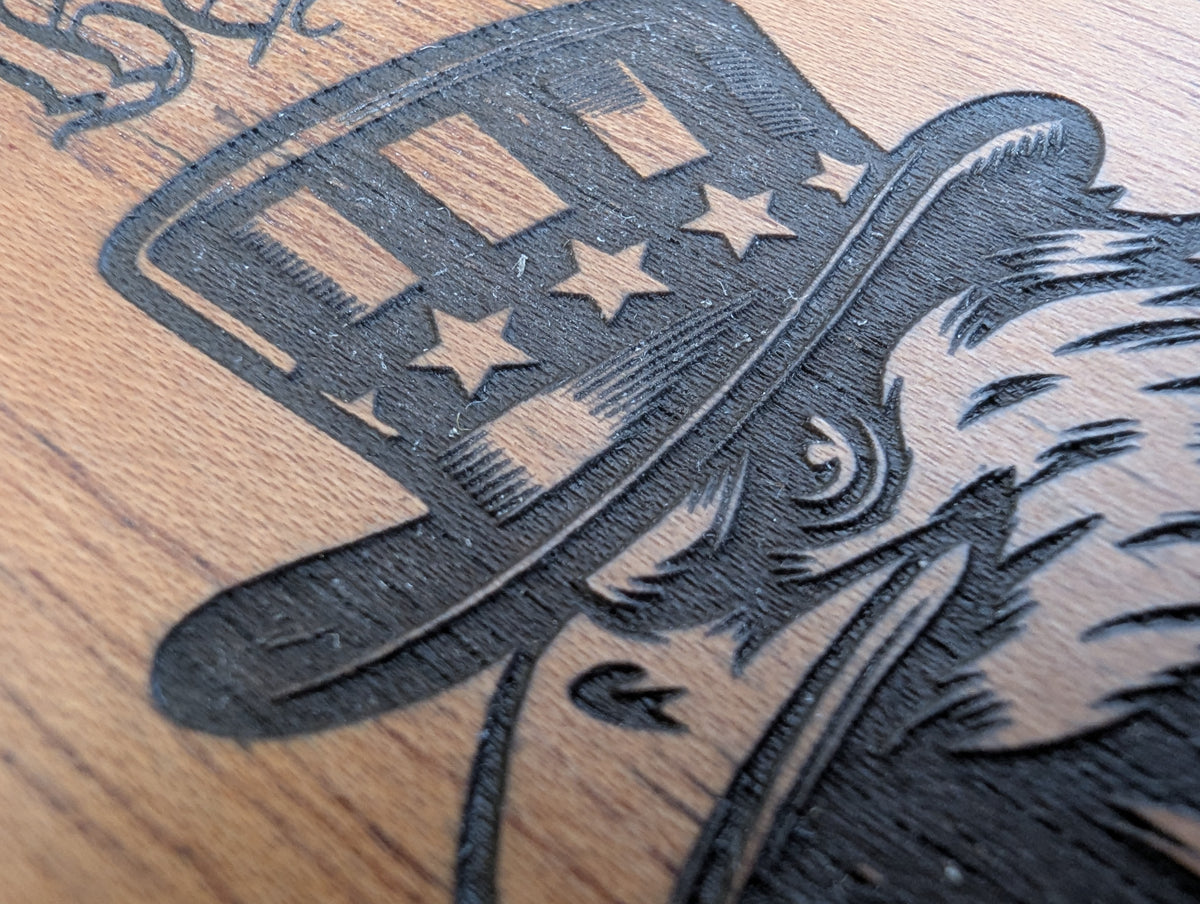 Patriot’s Creed Eagle - We The People – GR8CASE Wood Phone Case