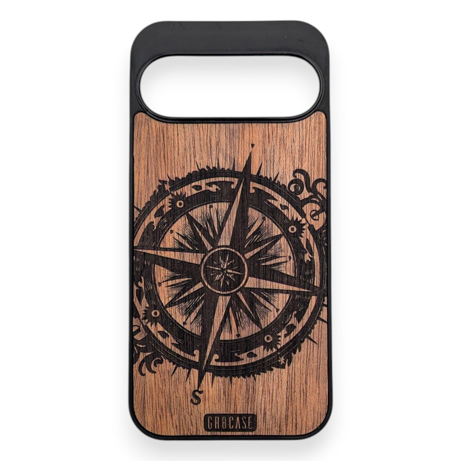 True North Compass – GR8CASE Wood Phone Case
