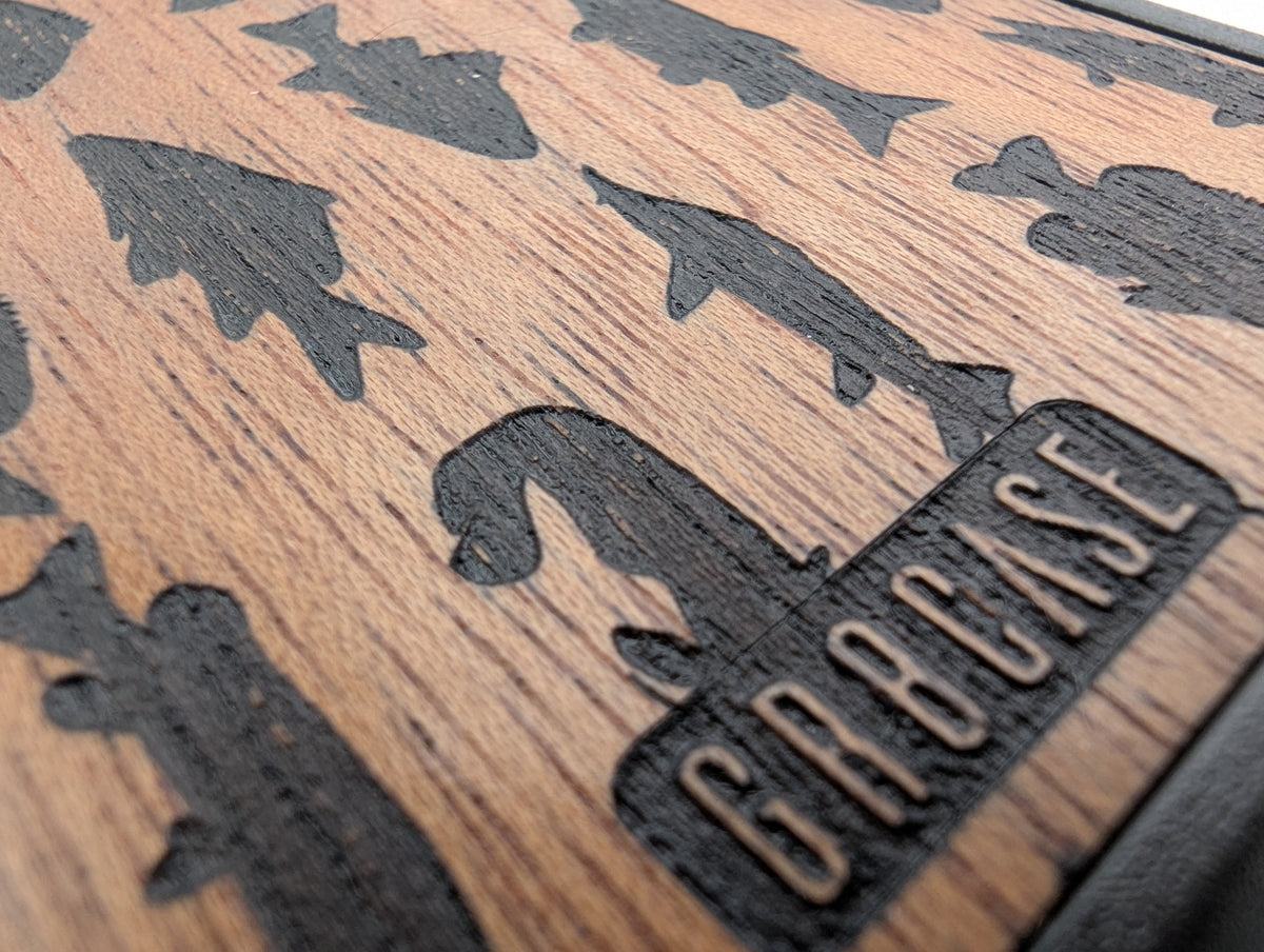 Stars &amp; Stripes Angler Edition – GR8CASE Wood Phone Case