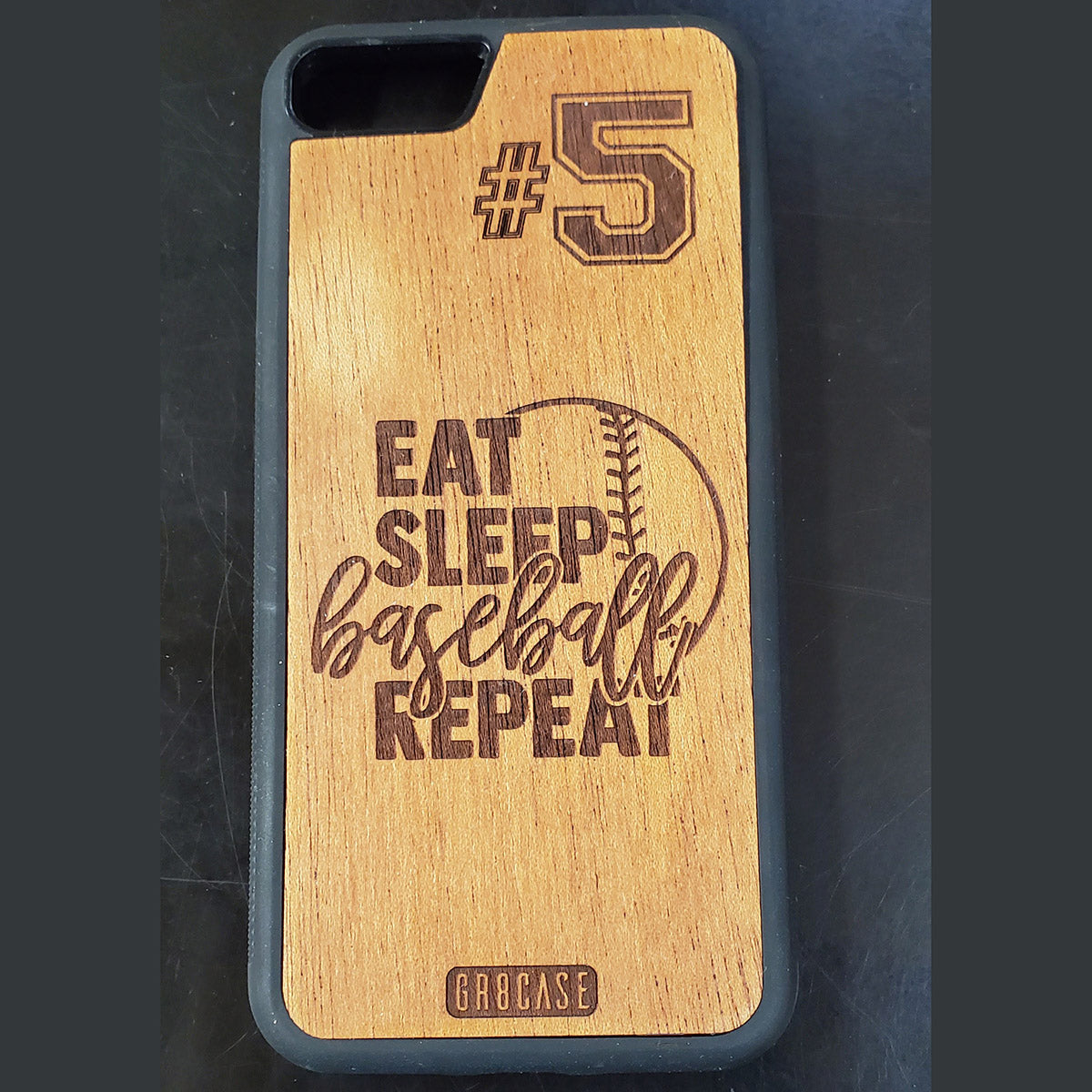 Custom Design Engraved Wood Phone Case For Samsung by GR8CASE