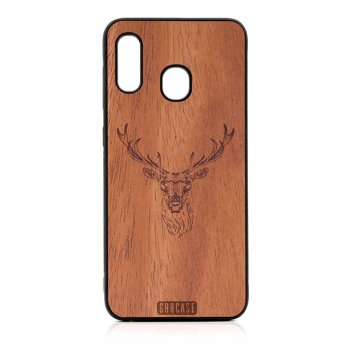 Elk Buck Design Wood Case For Samsung Galaxy A20 by GR8CASE