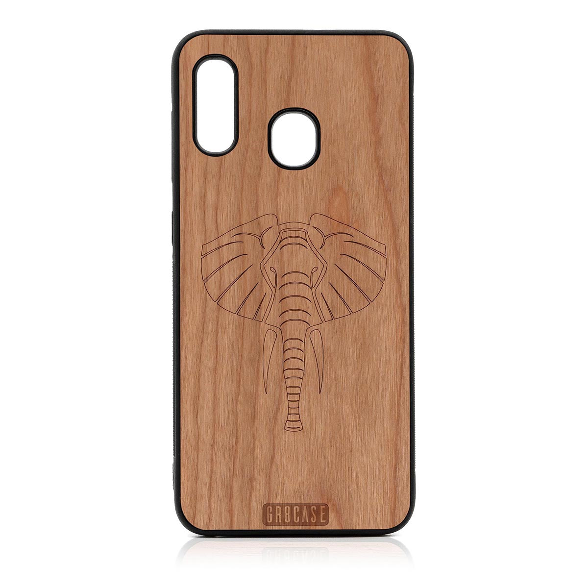 Elephant Design Wood Case For Samsung Galaxy A20 by GR8CASE