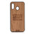 Improvise Adapt Overcome Design Wood Case For Samsung Galaxy A20