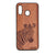 Lookout Zebra Design Wood Case For Samsung Galaxy A20