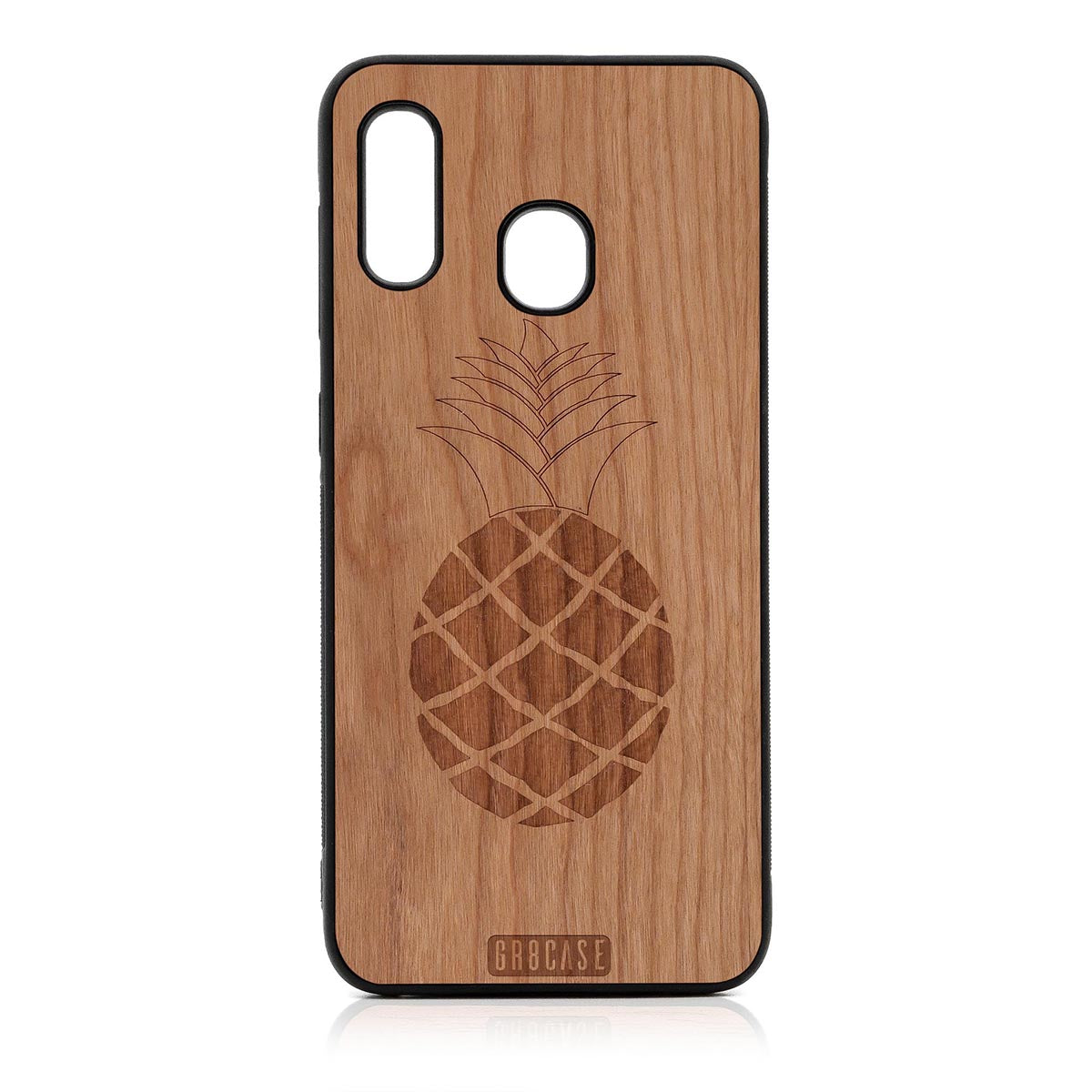 Pineapple Design Wood Case For Samsung Galaxy A20 by GR8CASE