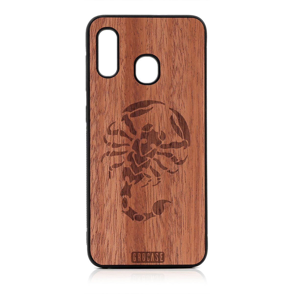 Scorpion Design Wood Case For Samsung Galaxy A20 by GR8CASE