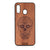 Sugar Skull Design Wood Case For Samsung Galaxy A20 by GR8CASE
