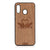 Swans Design Wood Case For Samsung Galaxy A20