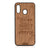 You Don't Have To Be Perfect To Be Amazing Design Wood Case For Samsung Galaxy A20