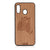 Zebra Design Wood Case For Samsung Galaxy A20