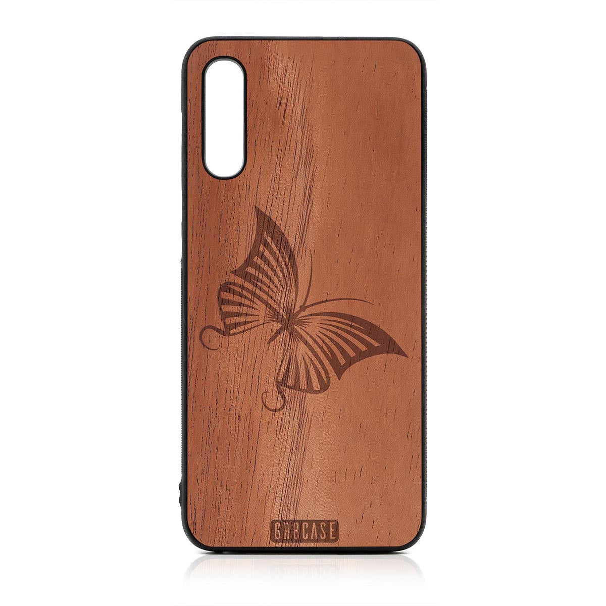 Butterfly Design Wood Case For Samsung Galaxy A50 by GR8CASE