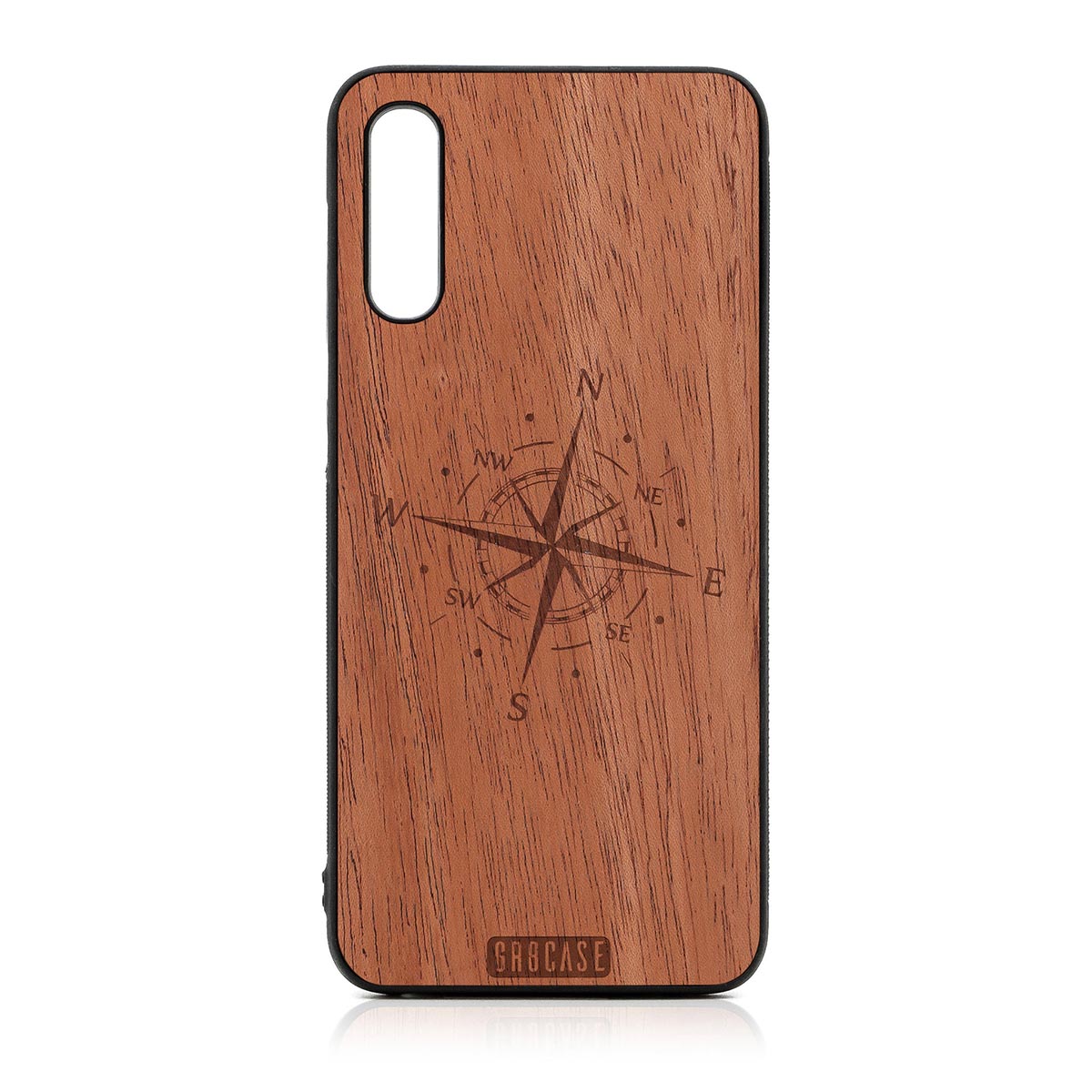 Compass Design Wood Case For Samsung Galaxy A50 by GR8CASE