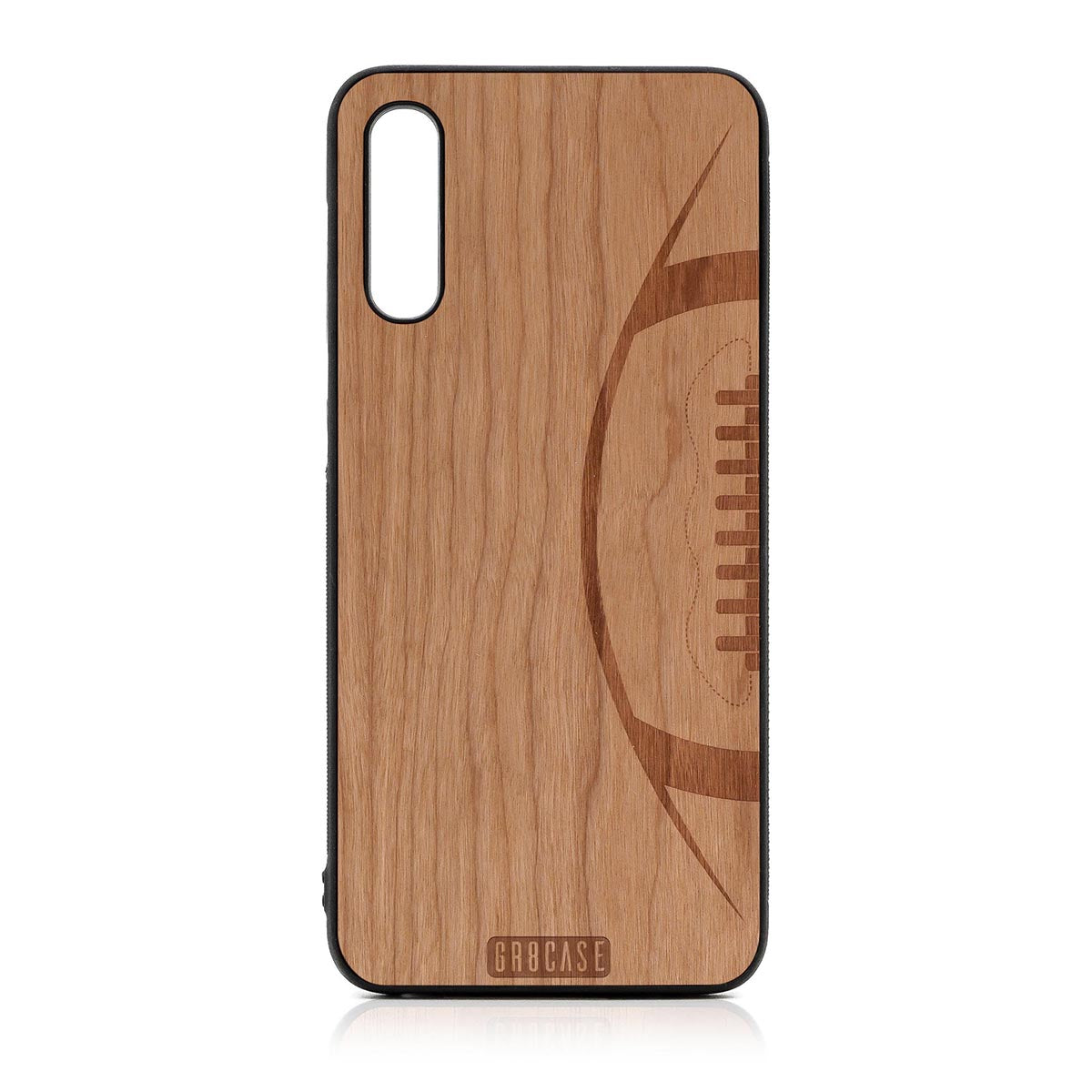 Football Design Wood Case For Samsung Galaxy A50 by GR8CASE