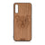 Furry Bear Design Wood Case For Samsung Galaxy A50