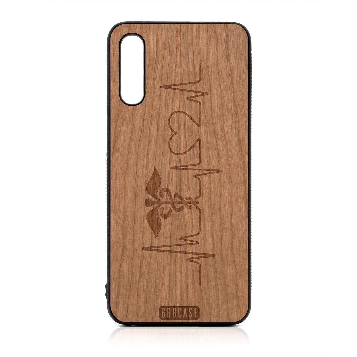 Hero's Heart (Nurse, Doctor) Design Wood Case For Samsung Galaxy A50 by GR8CASE