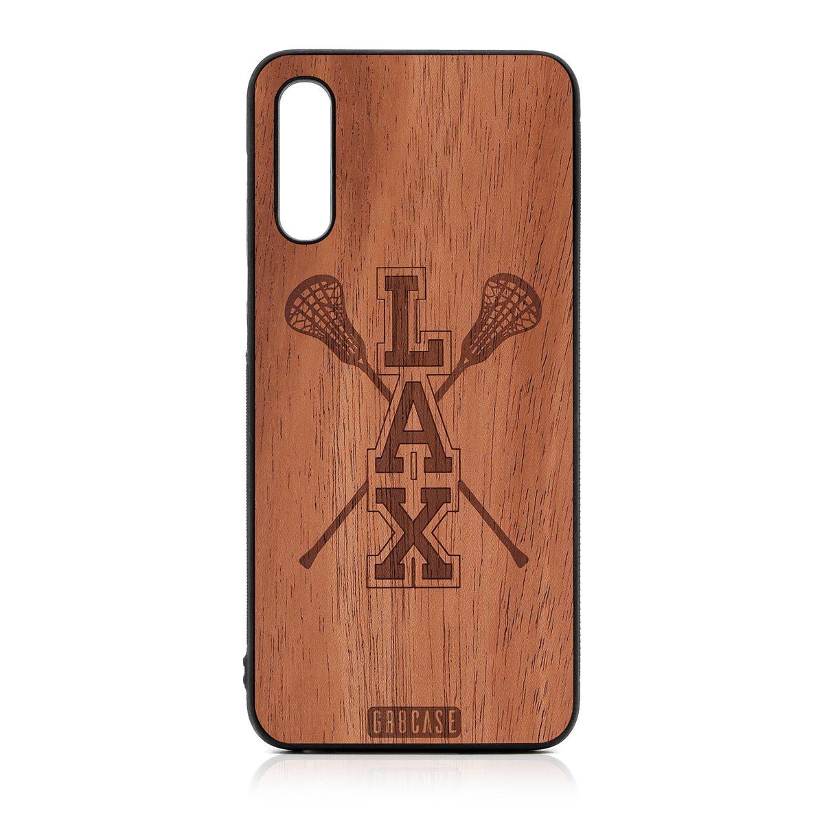 Lacrosse (LAX) Sticks Design Wood Case For Samsung Galaxy A50 by GR8CASE