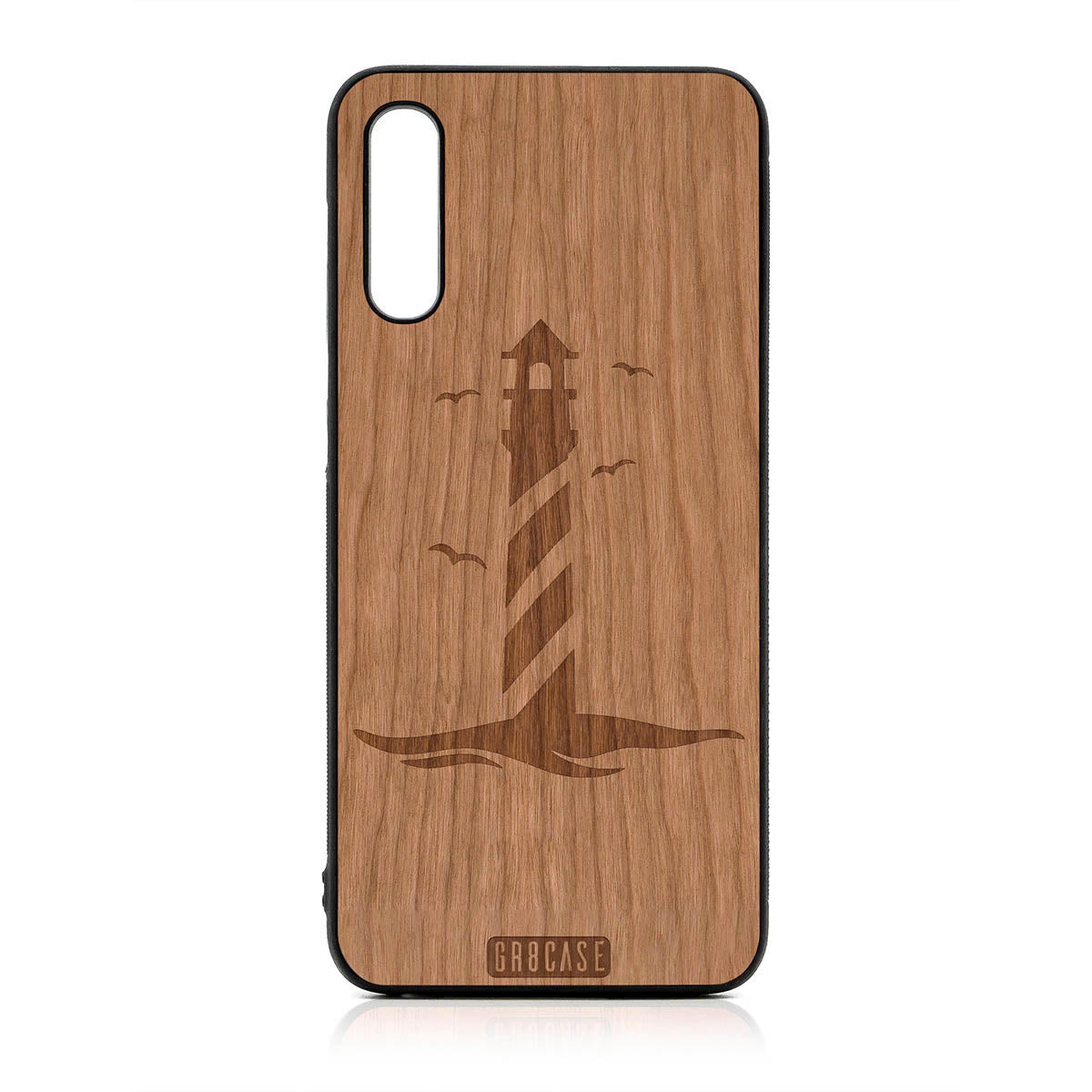 Lighthouse Design Wood Case For Samsung Galaxy A50