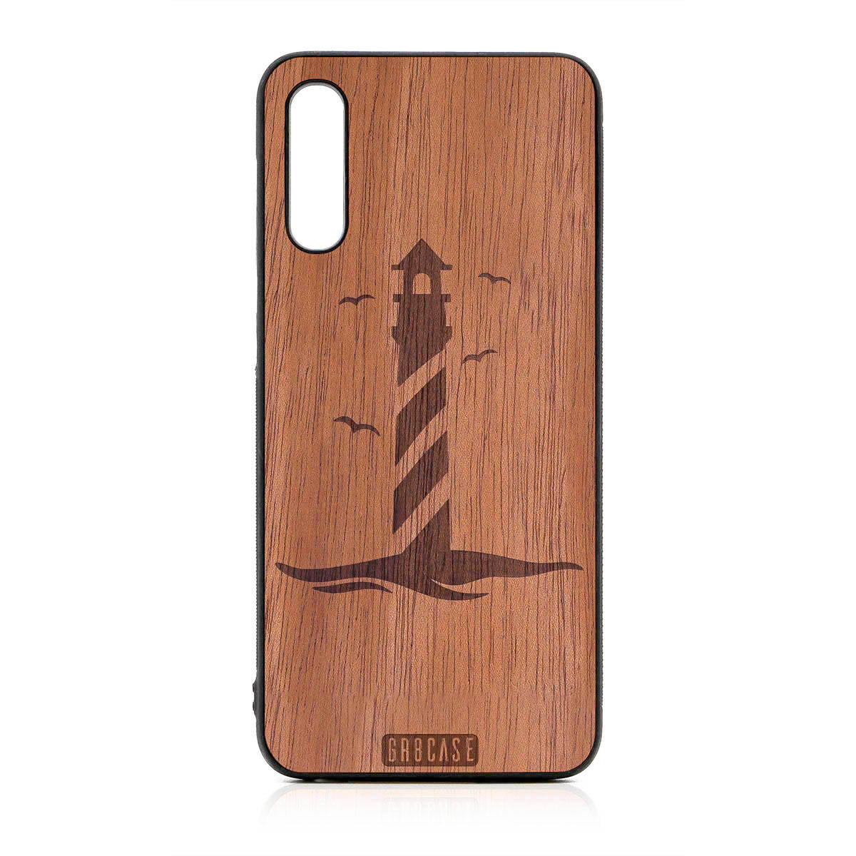 Lighthouse Design Wood Case For Samsung Galaxy A50