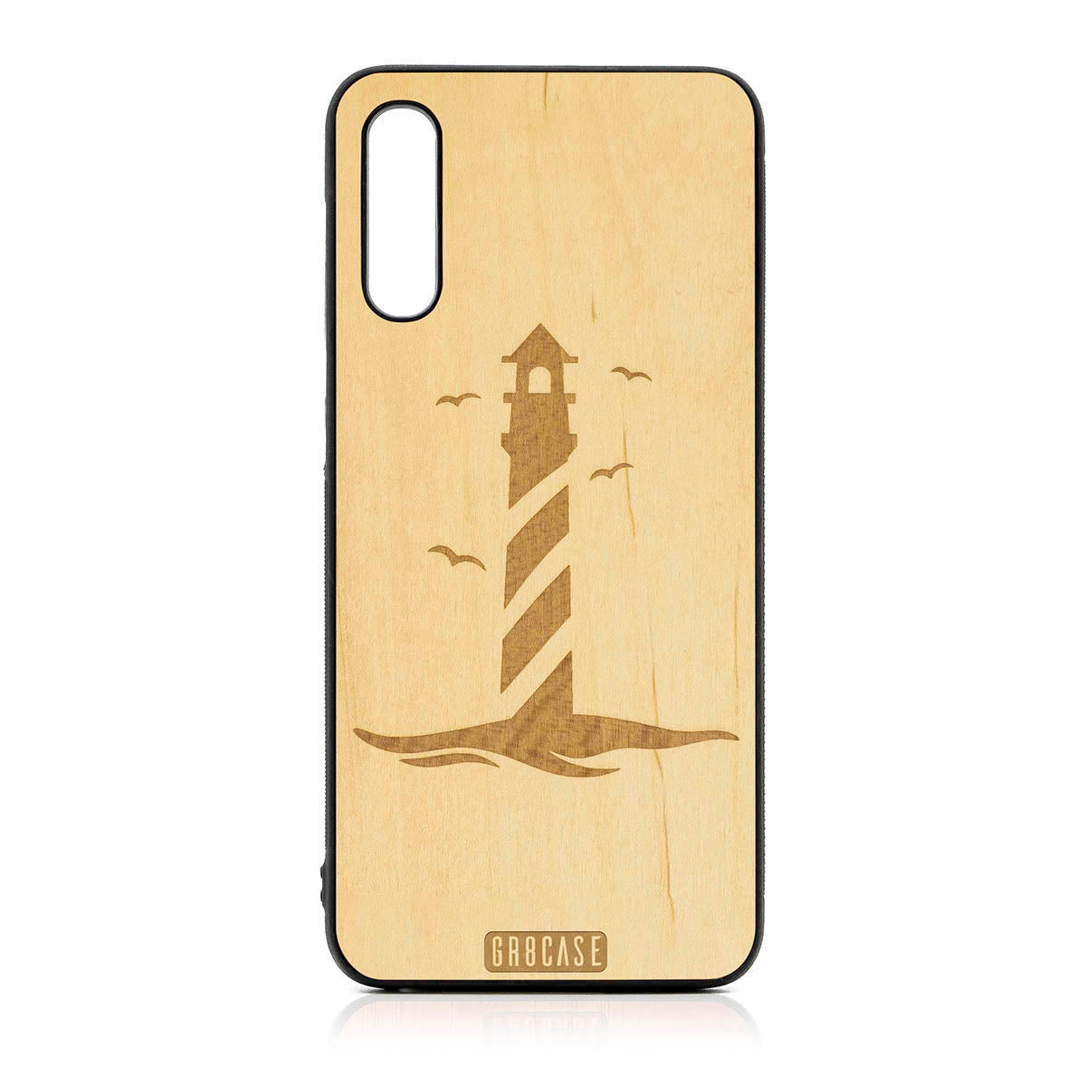 Lighthouse Design Wood Case For Samsung Galaxy A50