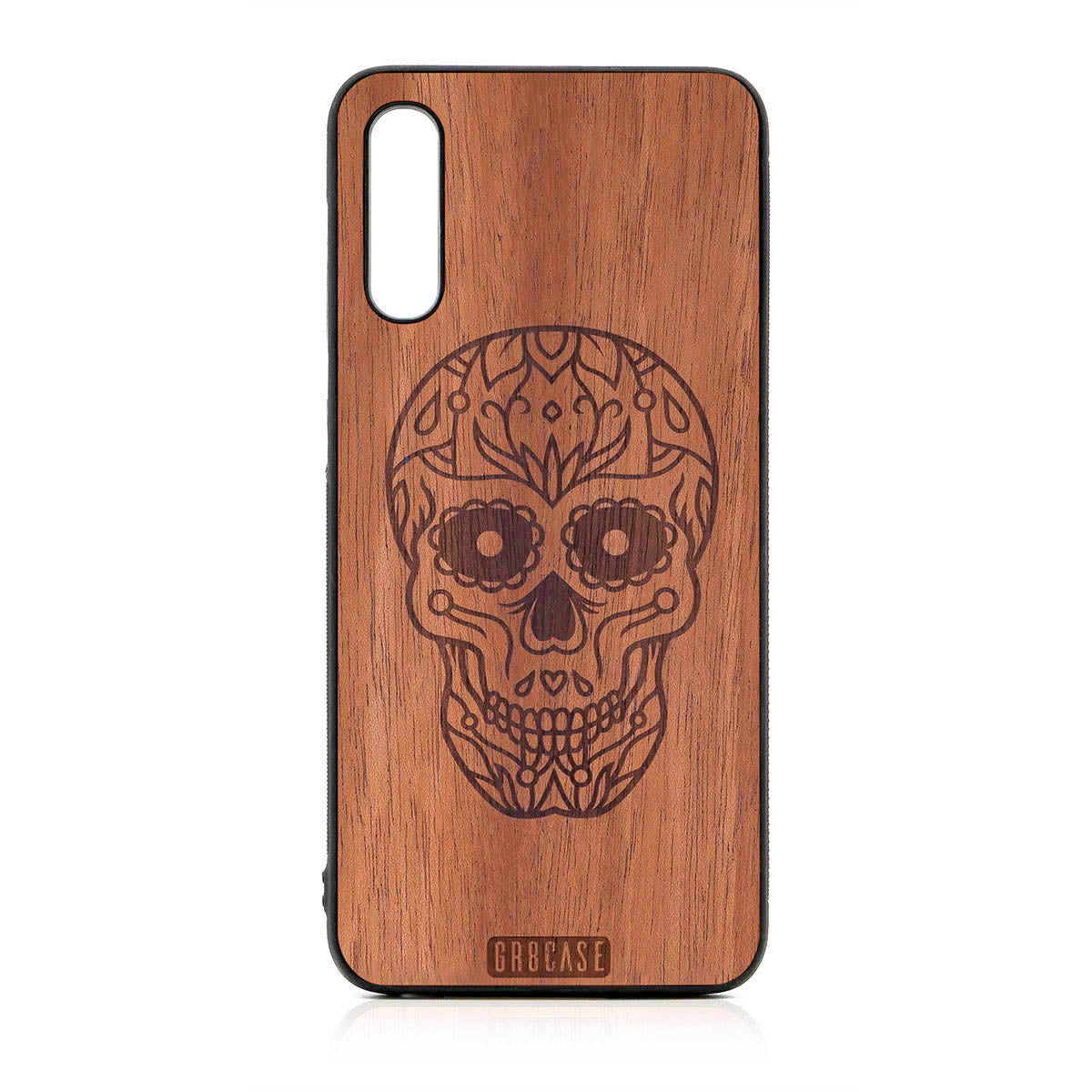 Sugar Skull Design Wood Case For Samsung Galaxy A50 by GR8CASE