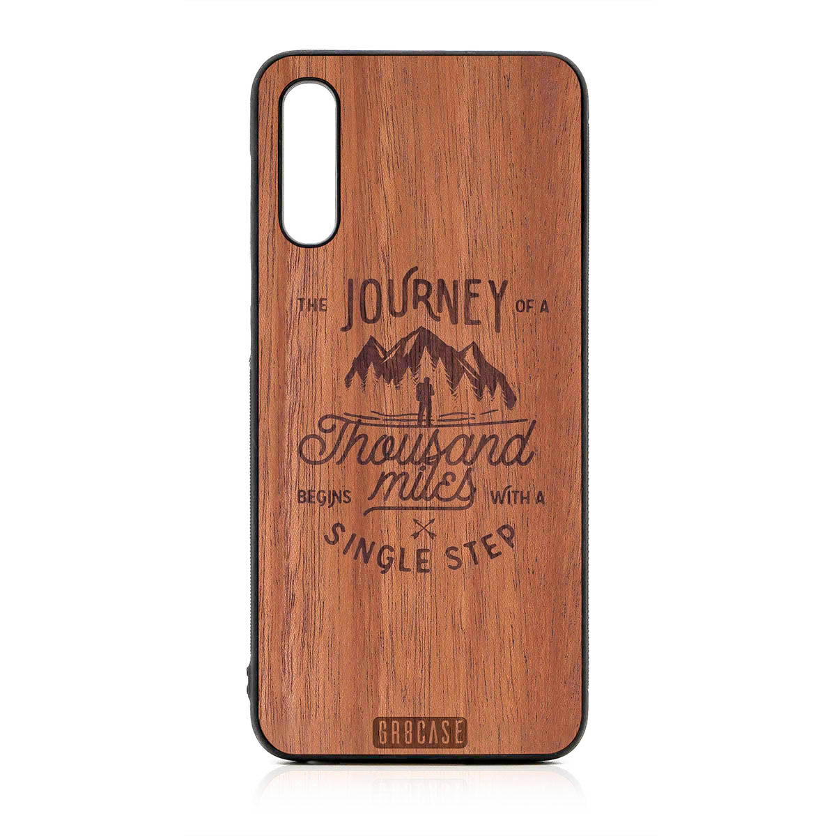 The Journey Of A Thousand Miles Begins With A Single Step Design Wood Case For Samsung Galaxy A50