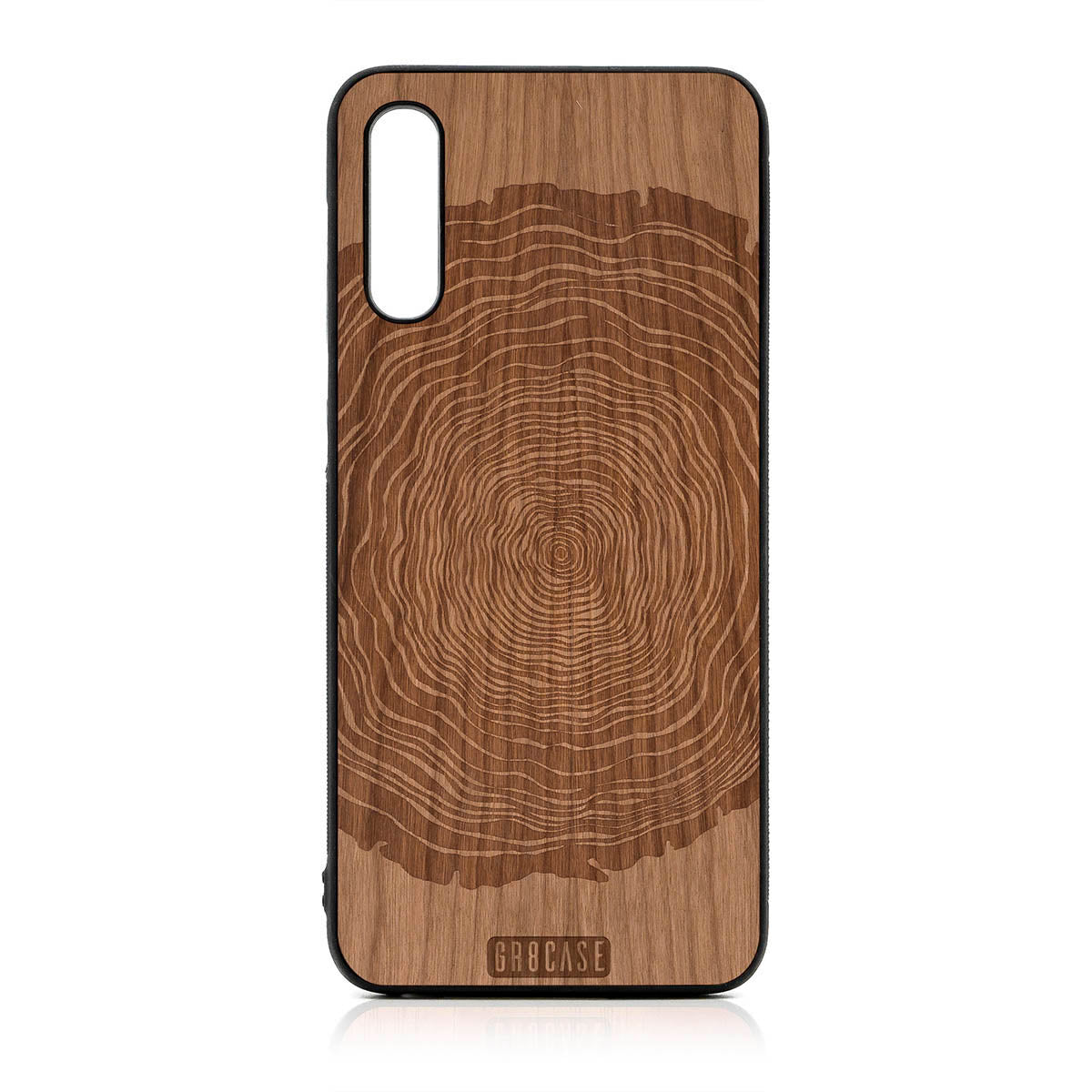 Tree Rings Design Wood Case For Samsung Galaxy A50