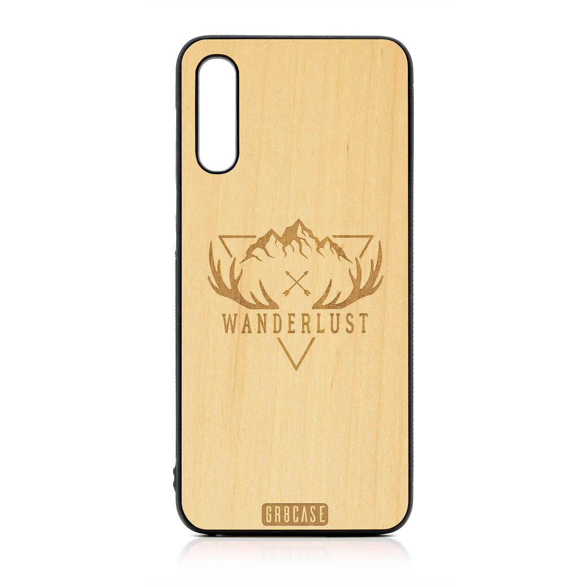 Wanderlust Design Wood Case For Samsung Galaxy A50