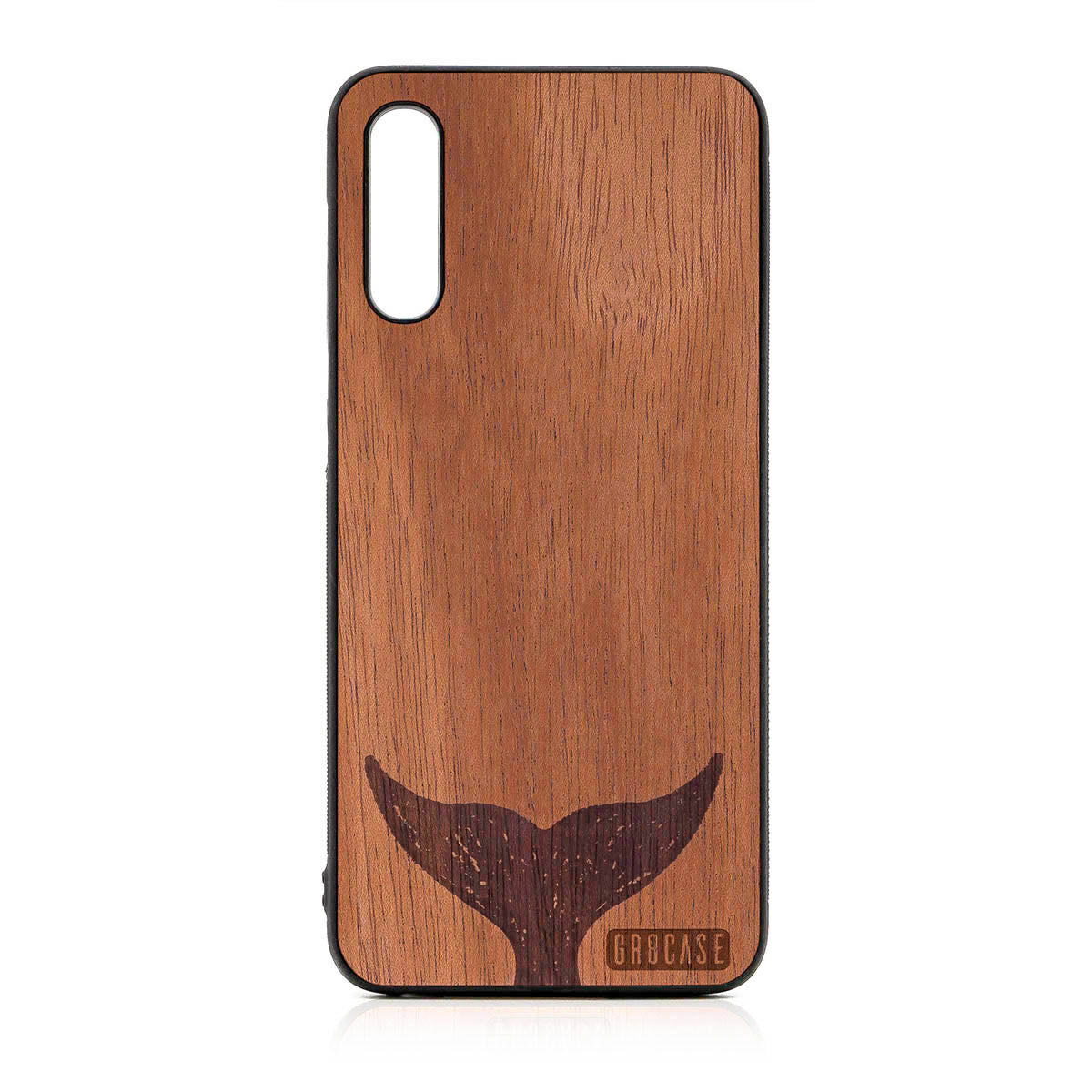 Whale Tail Design Wood Case For Samsung Galaxy A50